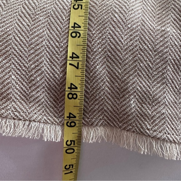 Dusan Linen Oatmeal Maxi Long Dress 42 US Size 10/12 - Picture 5 of 13